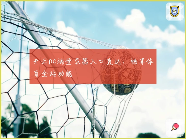 开云pc端登录器入口直达，畅享体育全站功能